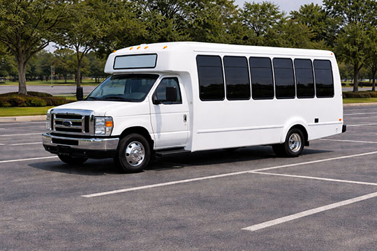 20-passenger minibus available for charter in Indio, CA
